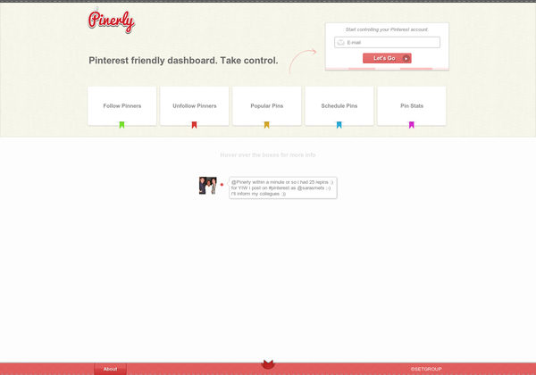Estadísticas para Pinterest con Pinerly